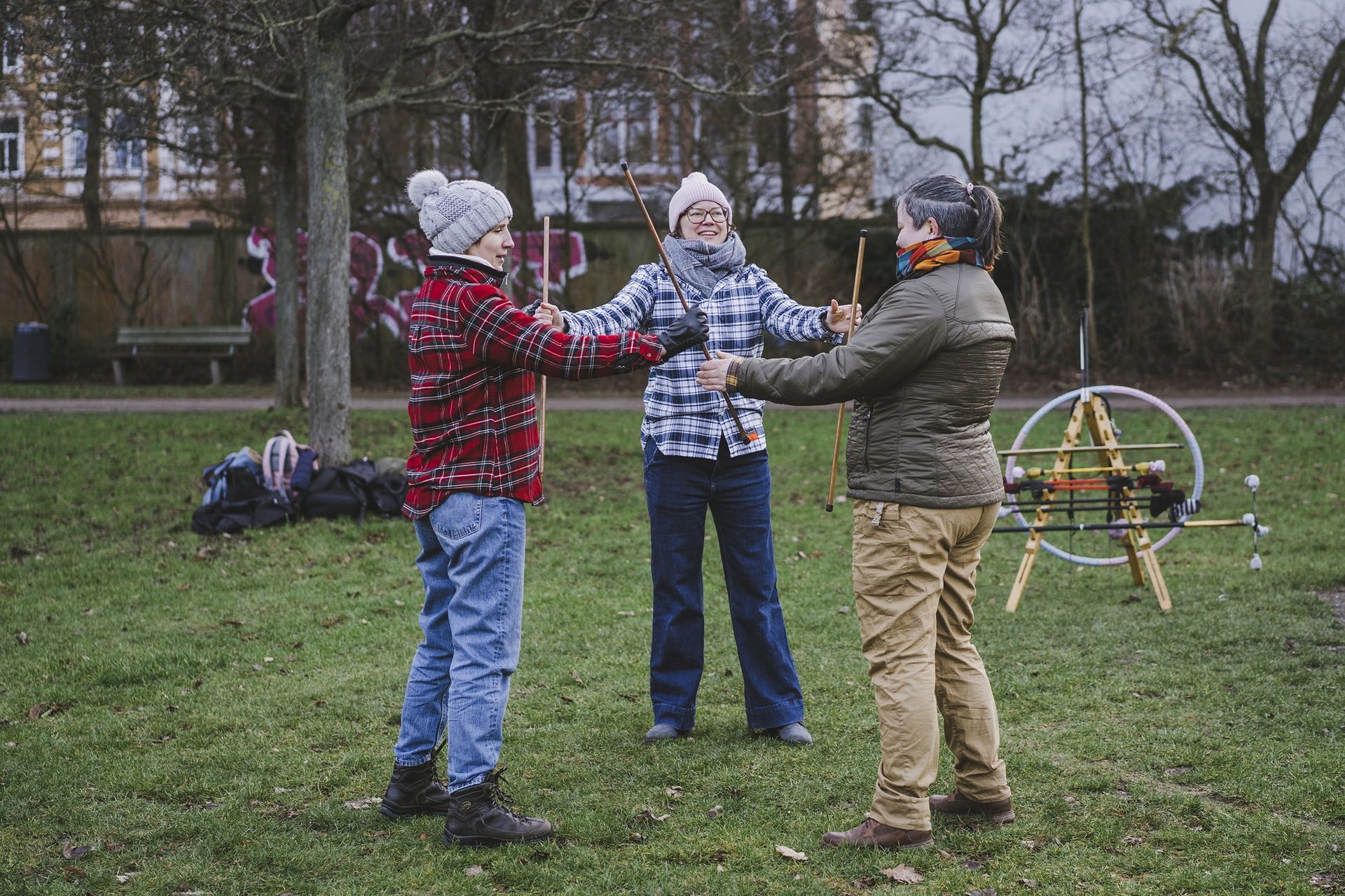 Gruppenübungen Feuerworkshop