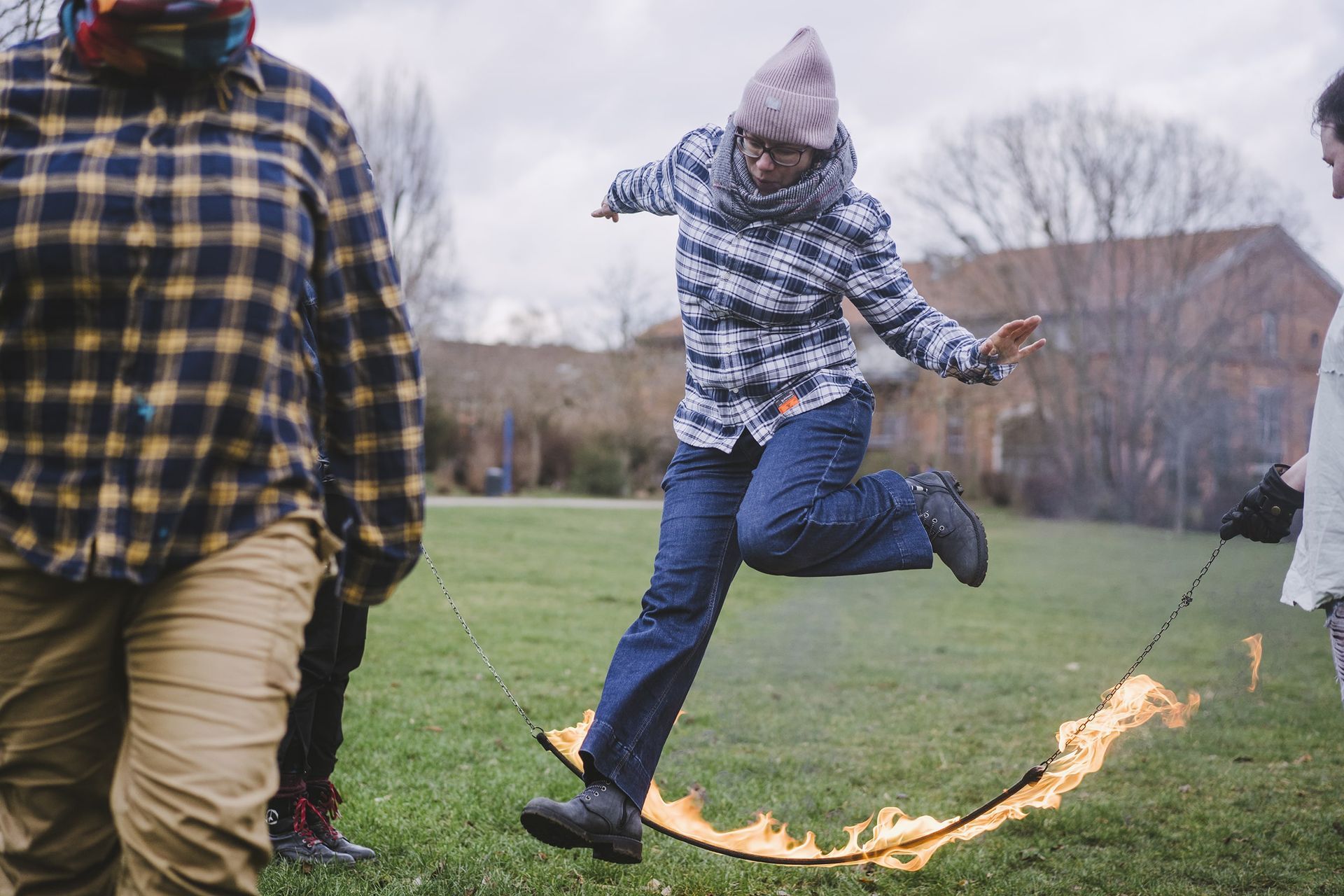 Workshop brennendes Seil