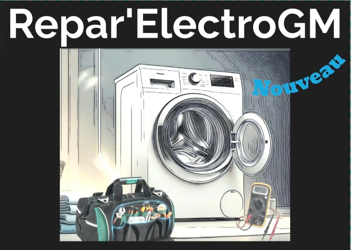 Lien vers la page d'Accueil Logo de l'entreprise Repar'Electro GM