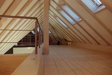 Dachgeschoßausbau in einem Einfamilienhaus