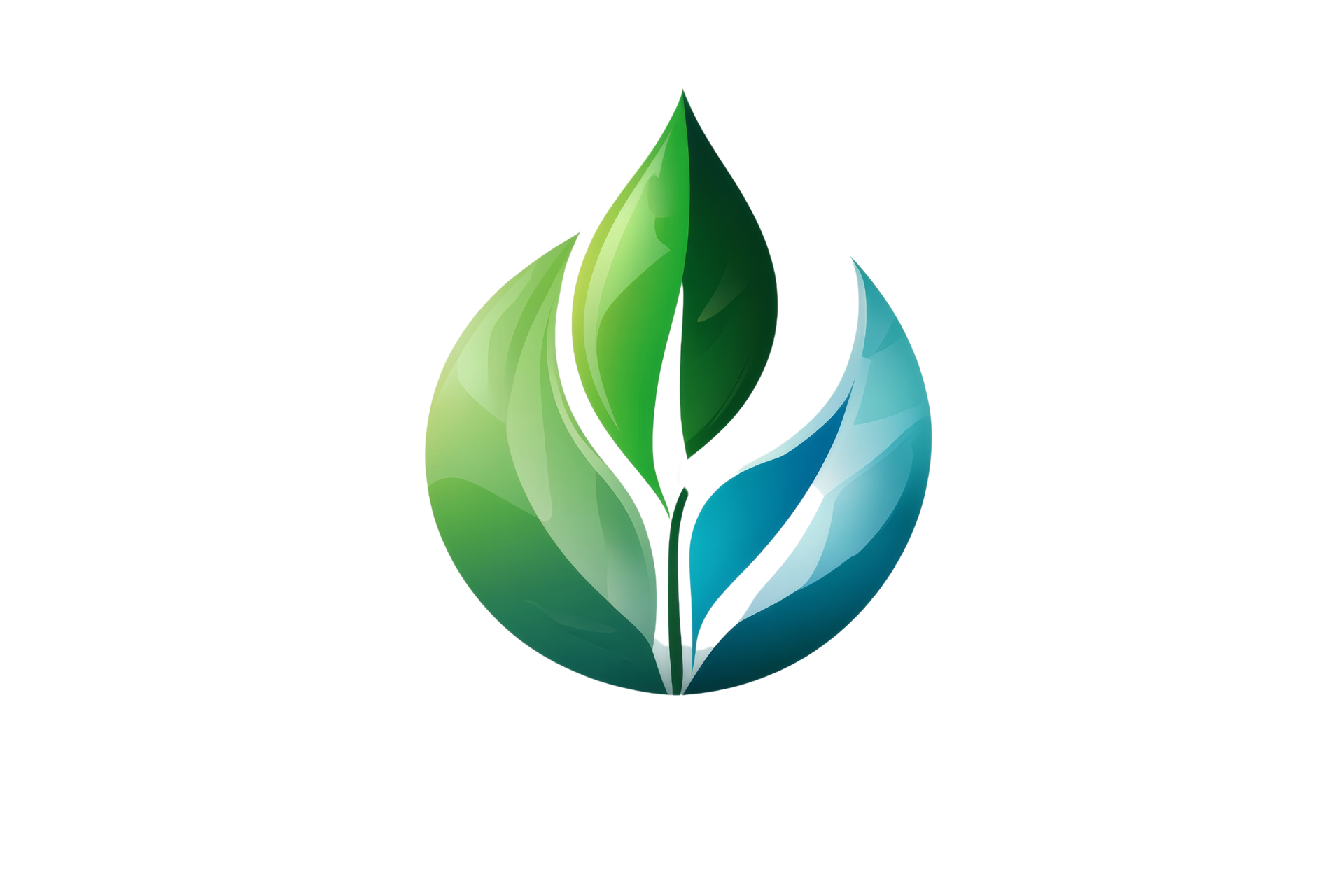 Logo avec des feuilles