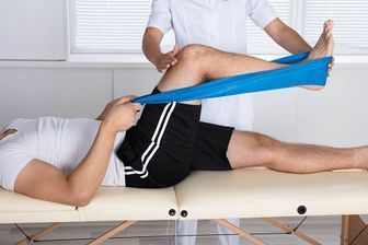 Physiotherapeutische Behandlung fürs Knie
