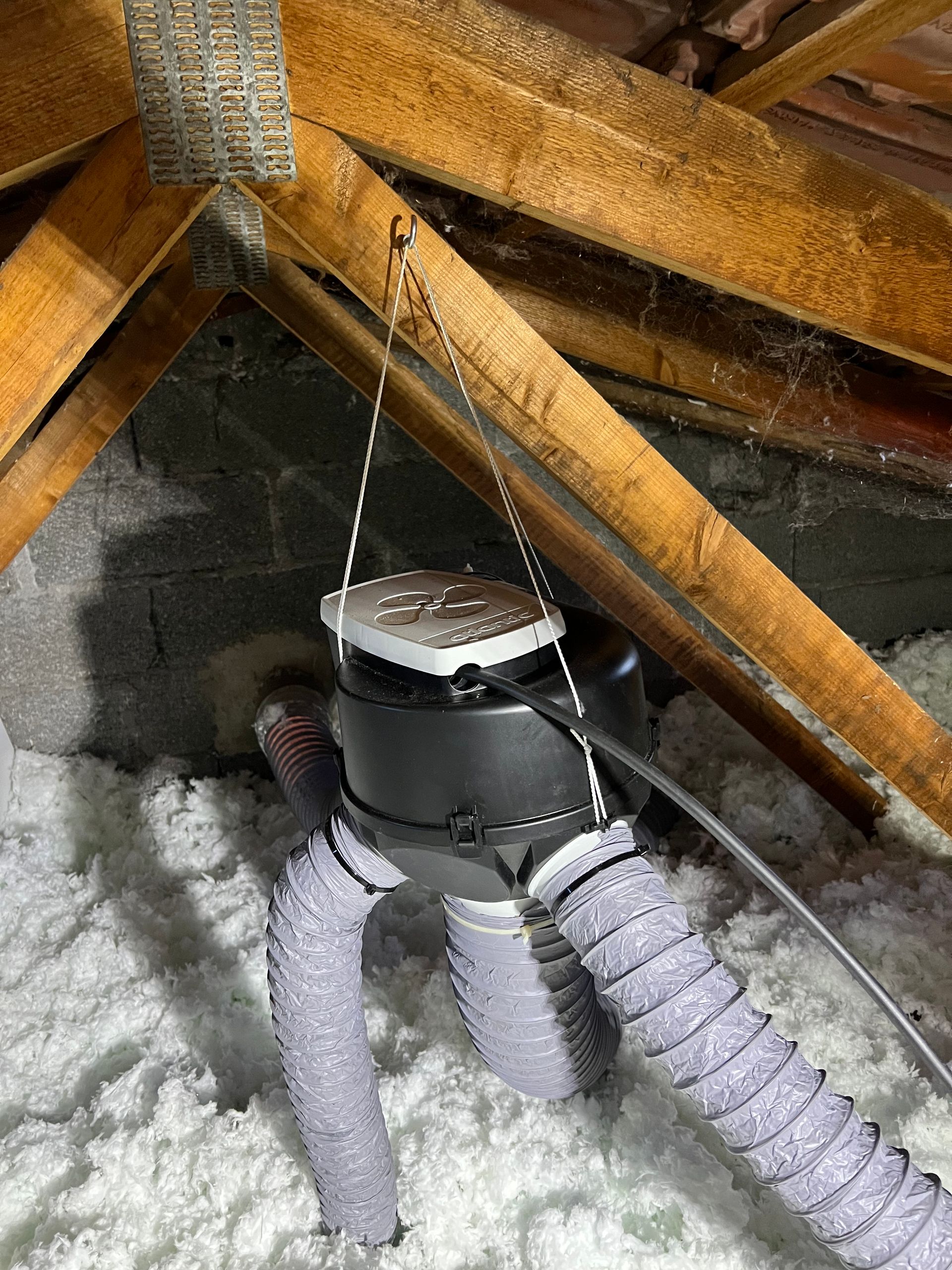 Installation d'un système de ventilation