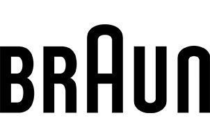 Logotipo de Braun en letras sans-serif en negrita y color negro.