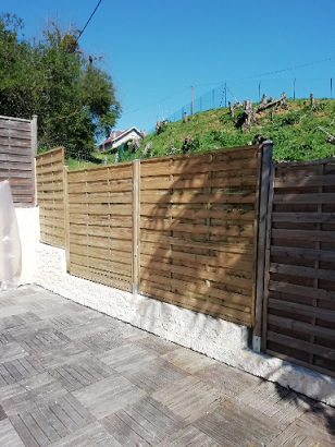 Pose de claustra - Brise-vue