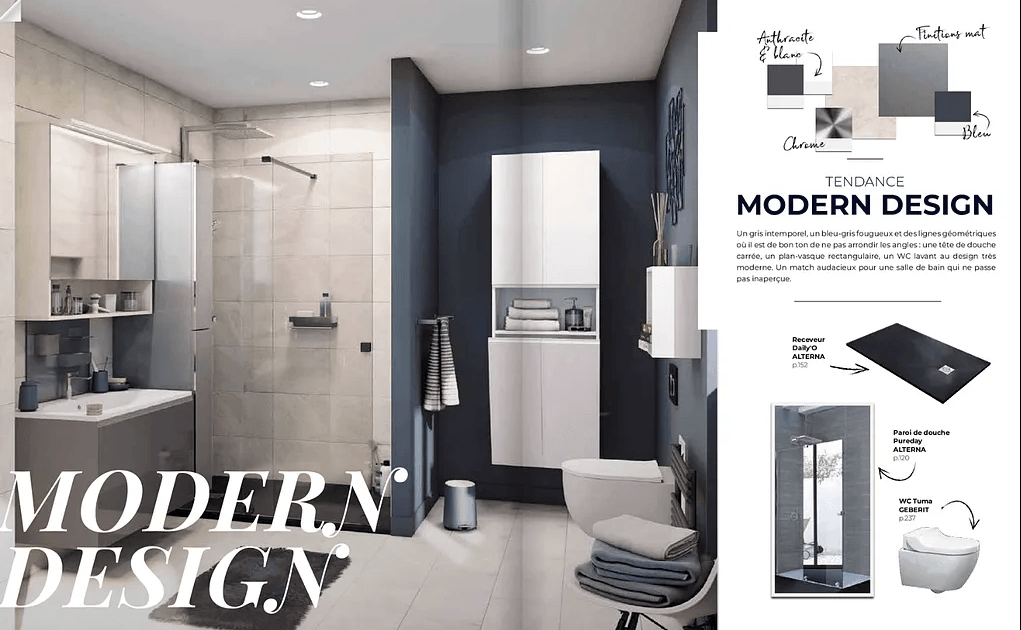 Salle de bains modern design