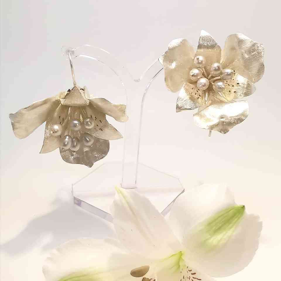 Ohrhänger mit Blüten