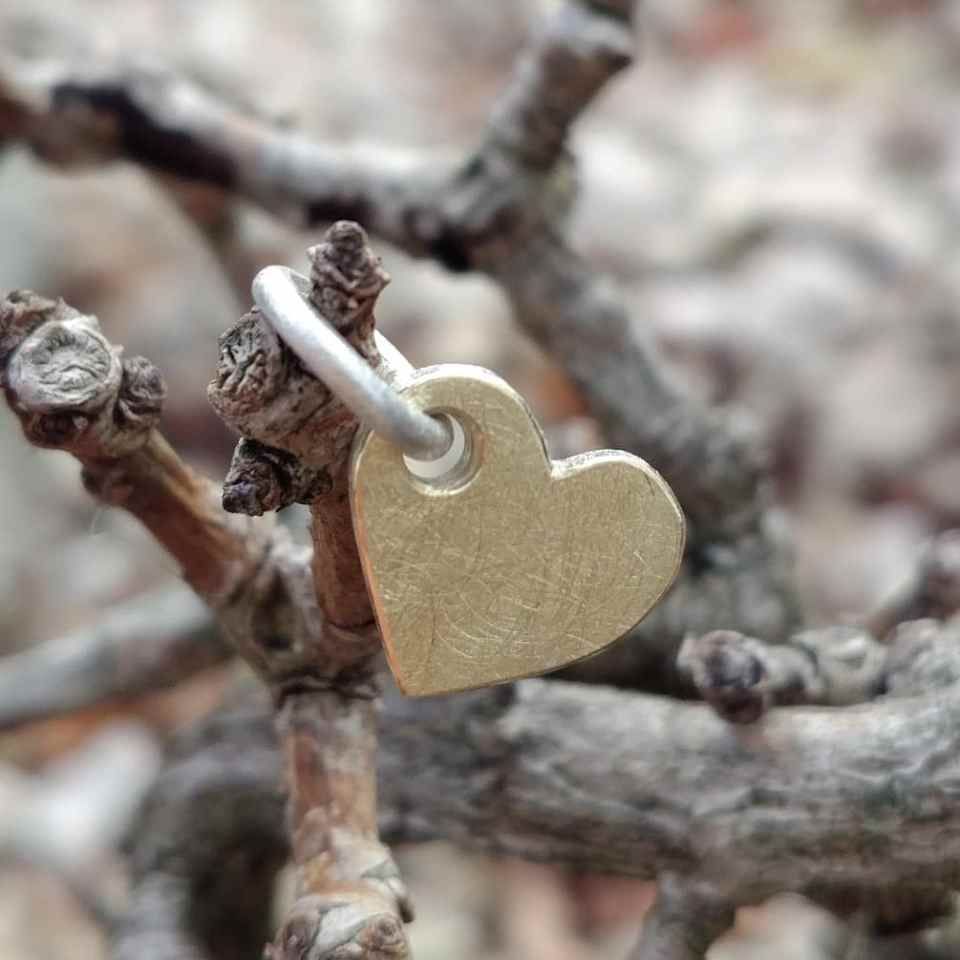 herzförmiger Kettenanhänger