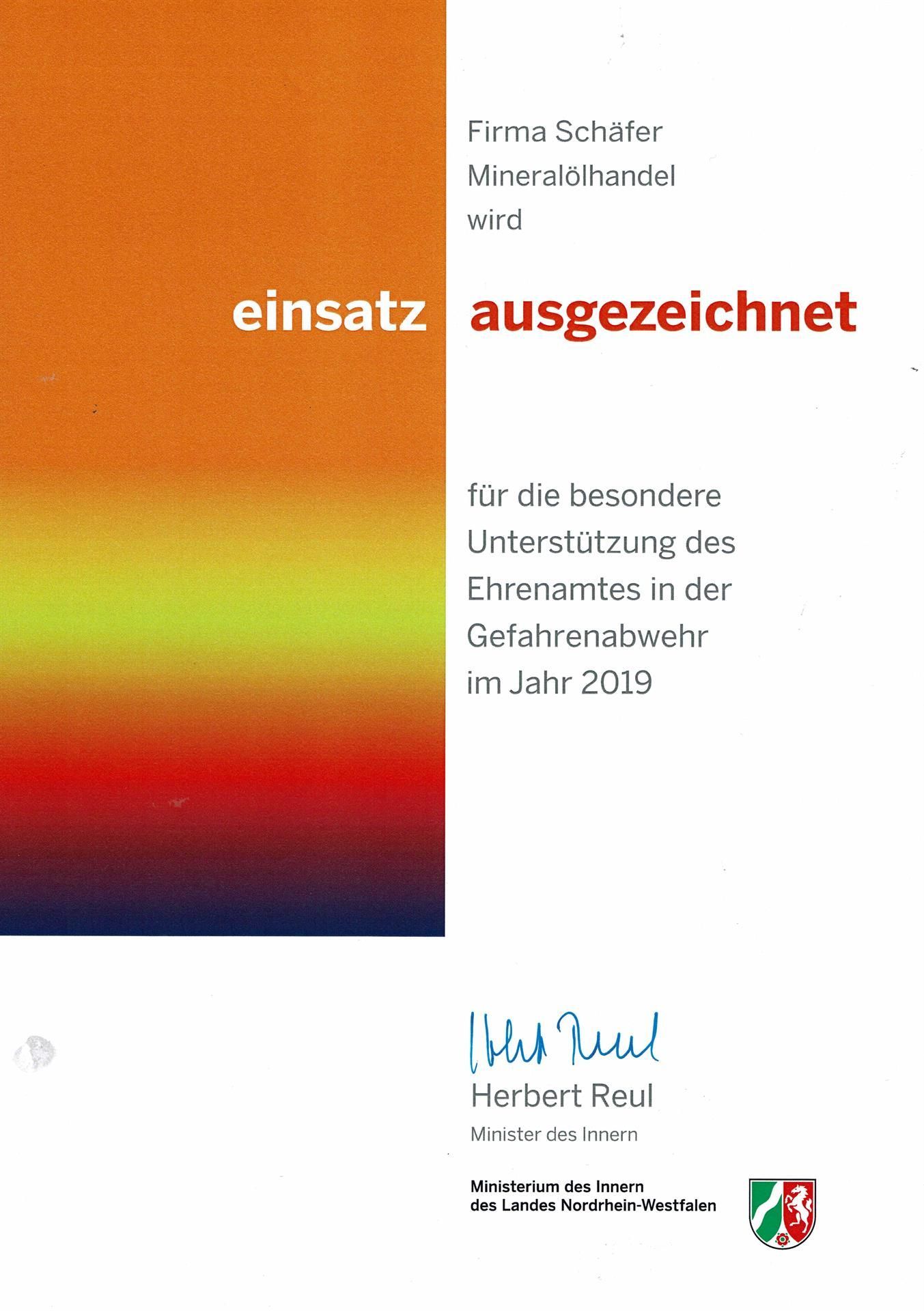 Für besonderes gesellschaftliches Engagement ausgezeichnet