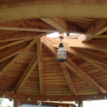 Terrasse freistehend