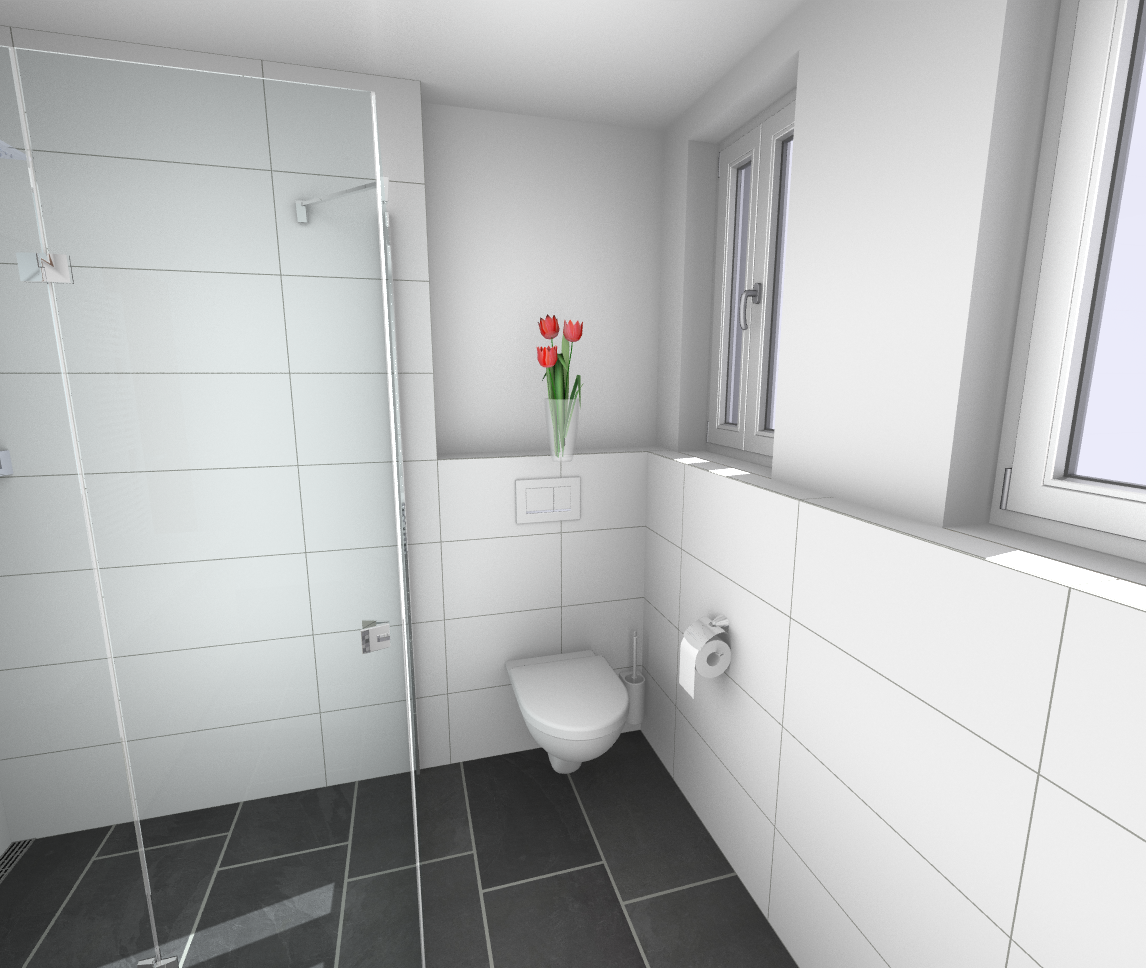 Dachgeschoss Bad Dusche WC - Brüesch AG