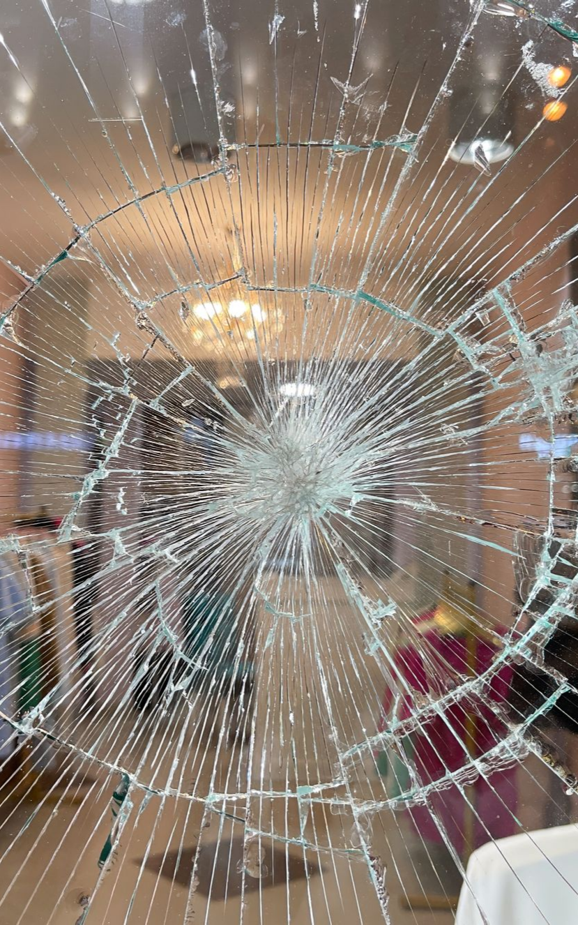 Vitre cassée