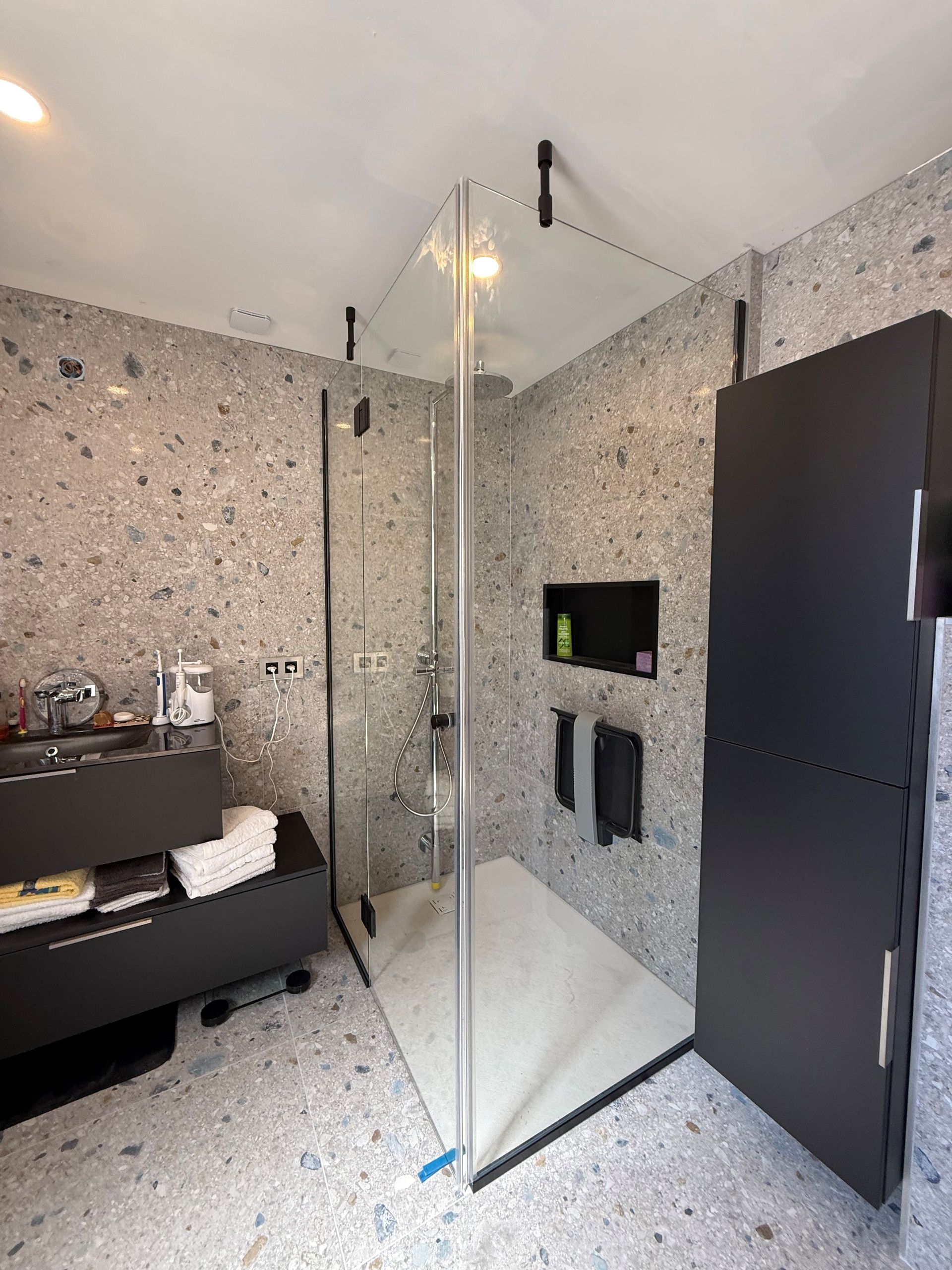 Douche à l'italienne