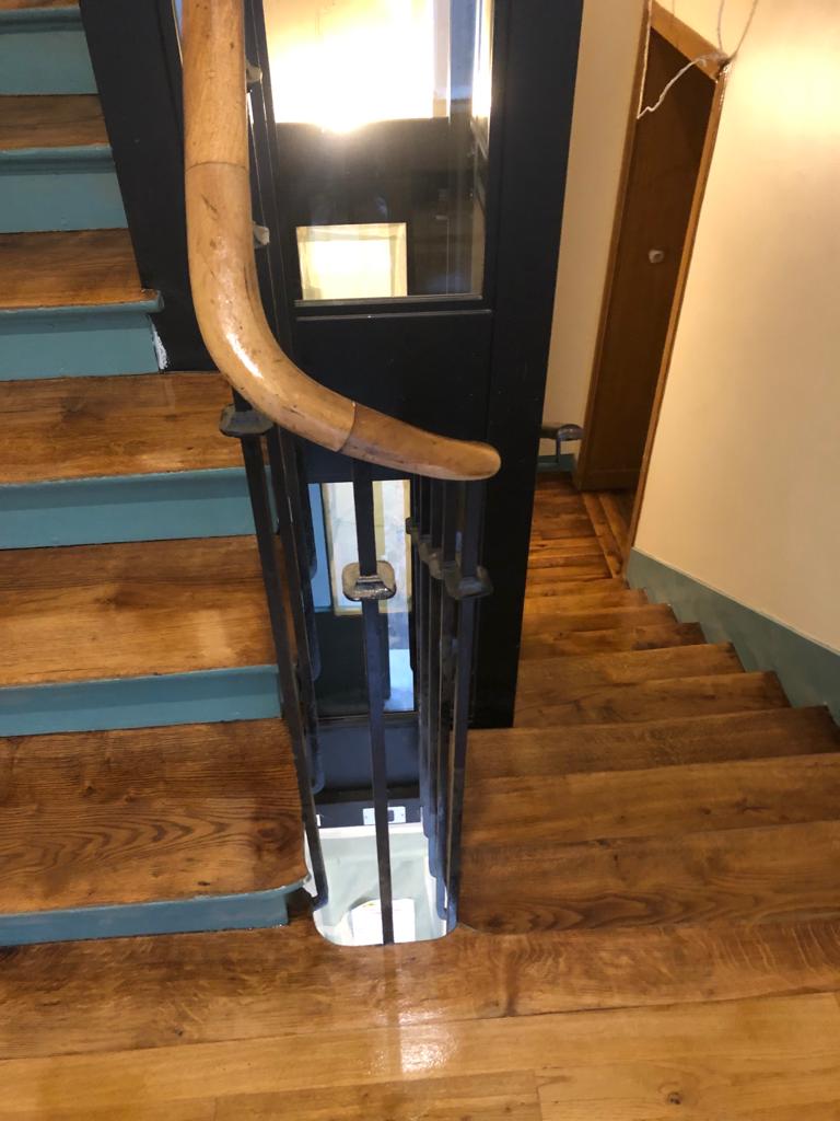 rénovation de parquet escalier après