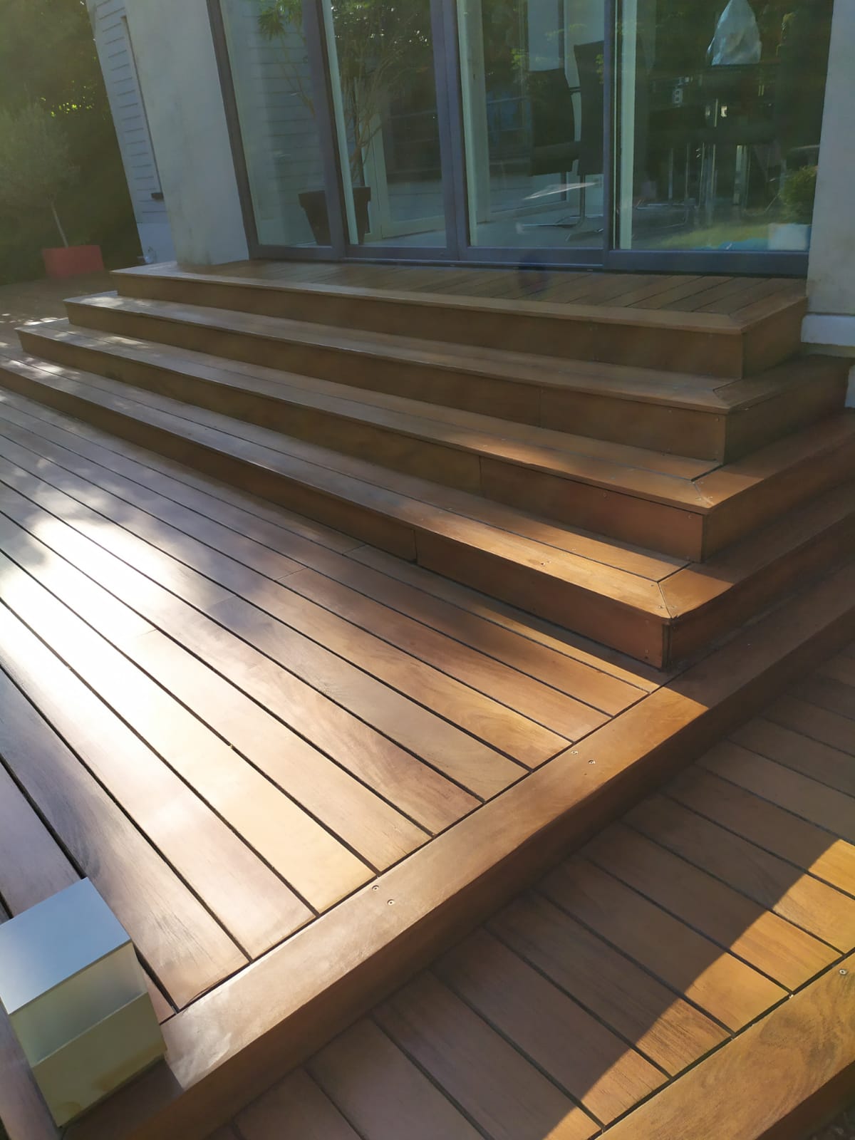 pose de parquet extérieur