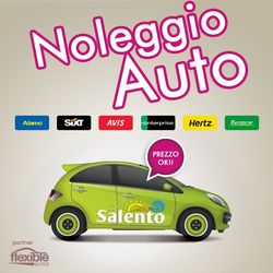 Auto verde con logo
