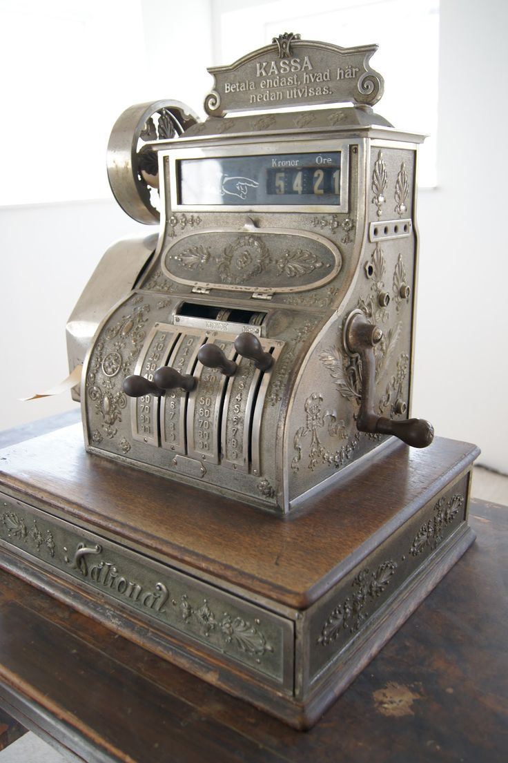 Vieille caisse enregistreuse
