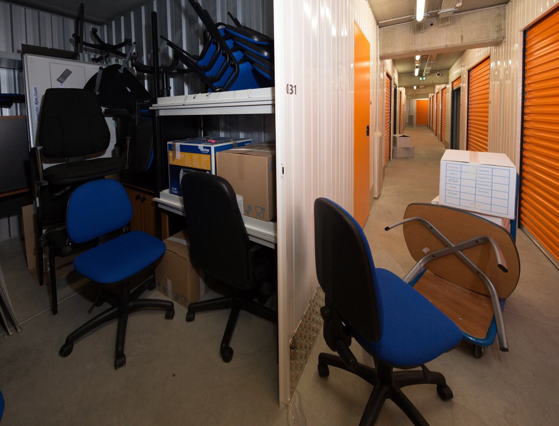 Stockage de matérielsde bureau