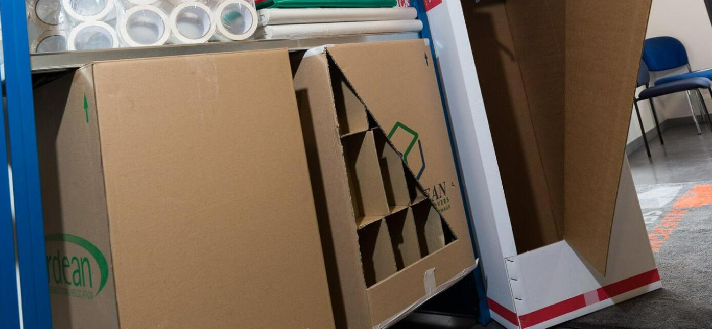 Cartons de formes diverses