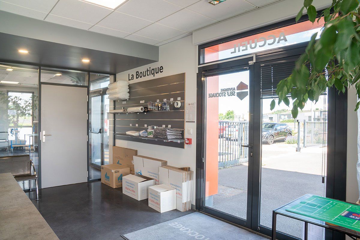 Espace boutique d'Auvergne Self Stockage