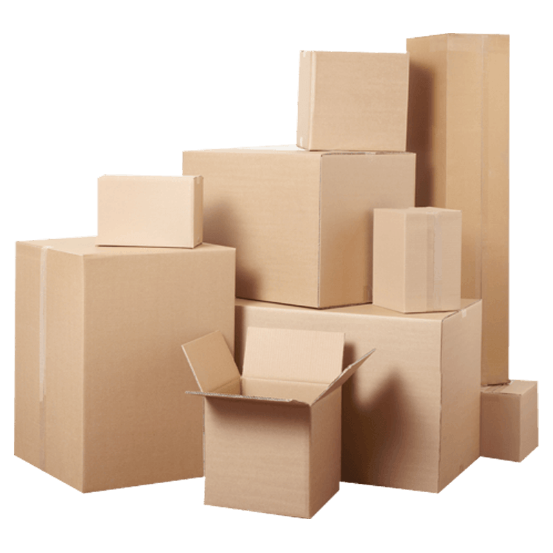 Divers cartons de toutes tailles
