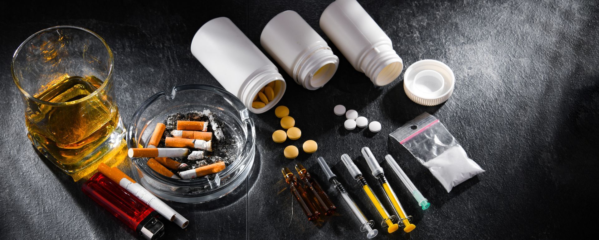 Diverses drogues et substances néfastes pour la santé