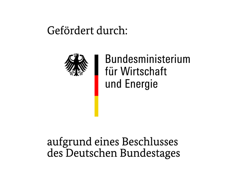 A logo for the bundesministerium for wirtschaft und energie