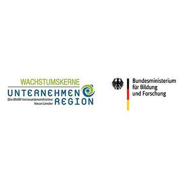 The logo for the bundesministerium für bildung und forschung is on a white background.