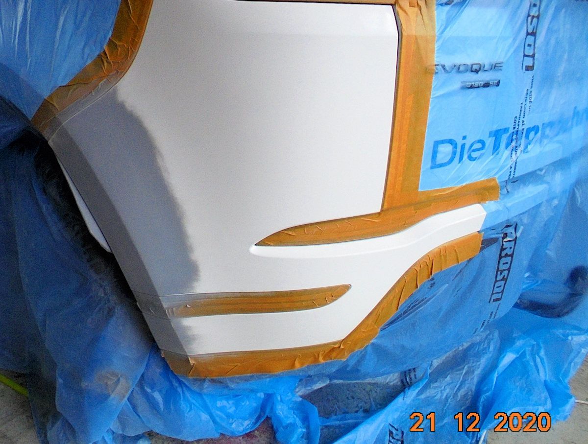 Fünfter Schritt der Lackreparatur