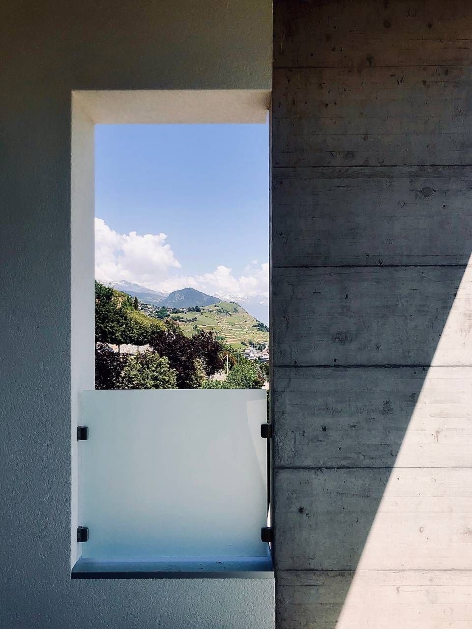 ouverture sur terrasse