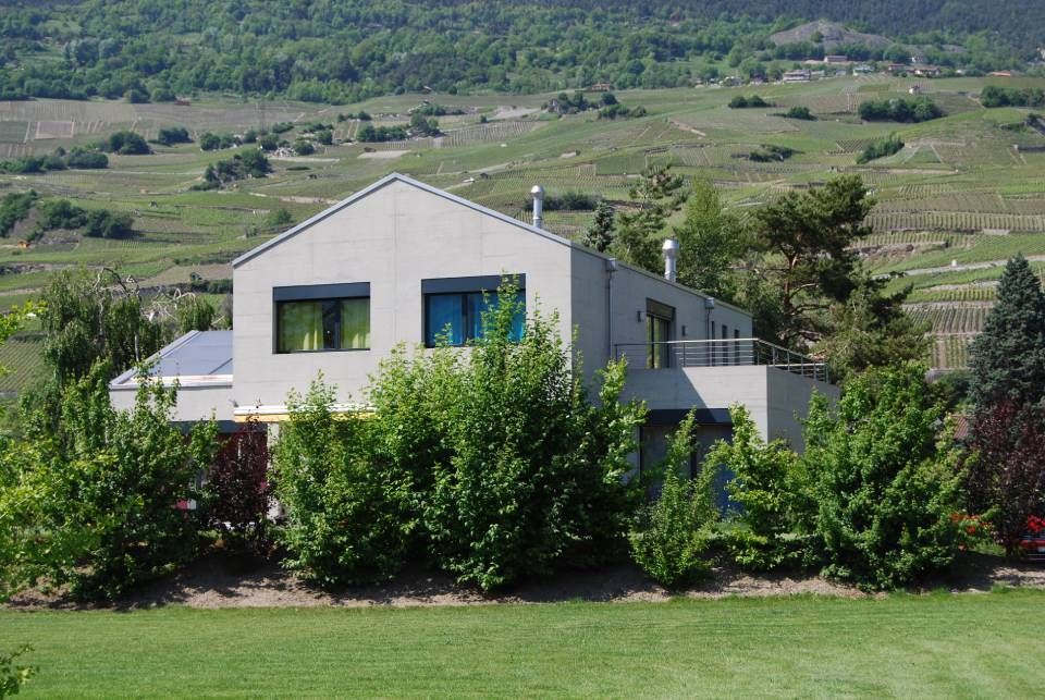 maison d'architecte dans la nature