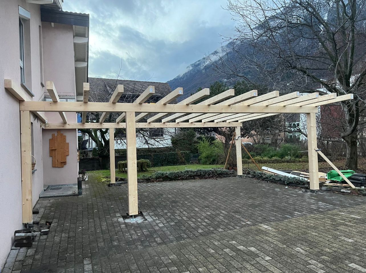 Fabrication de pergolas