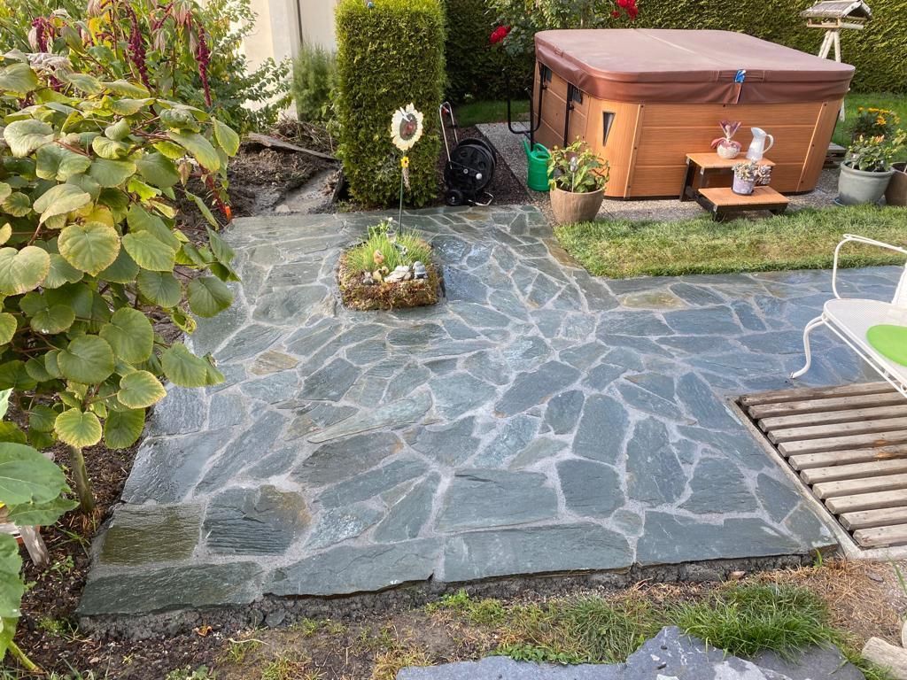 construction de terrasse en dalles