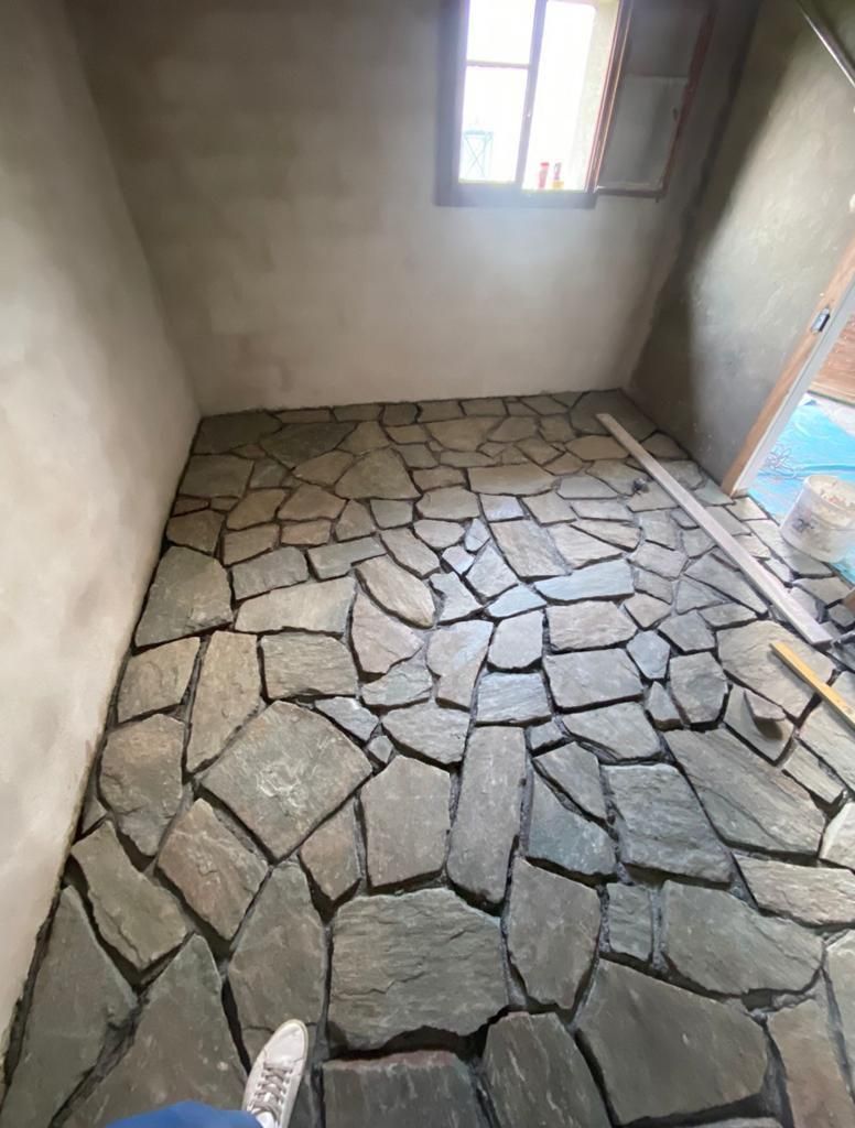 construction dalle en pierre