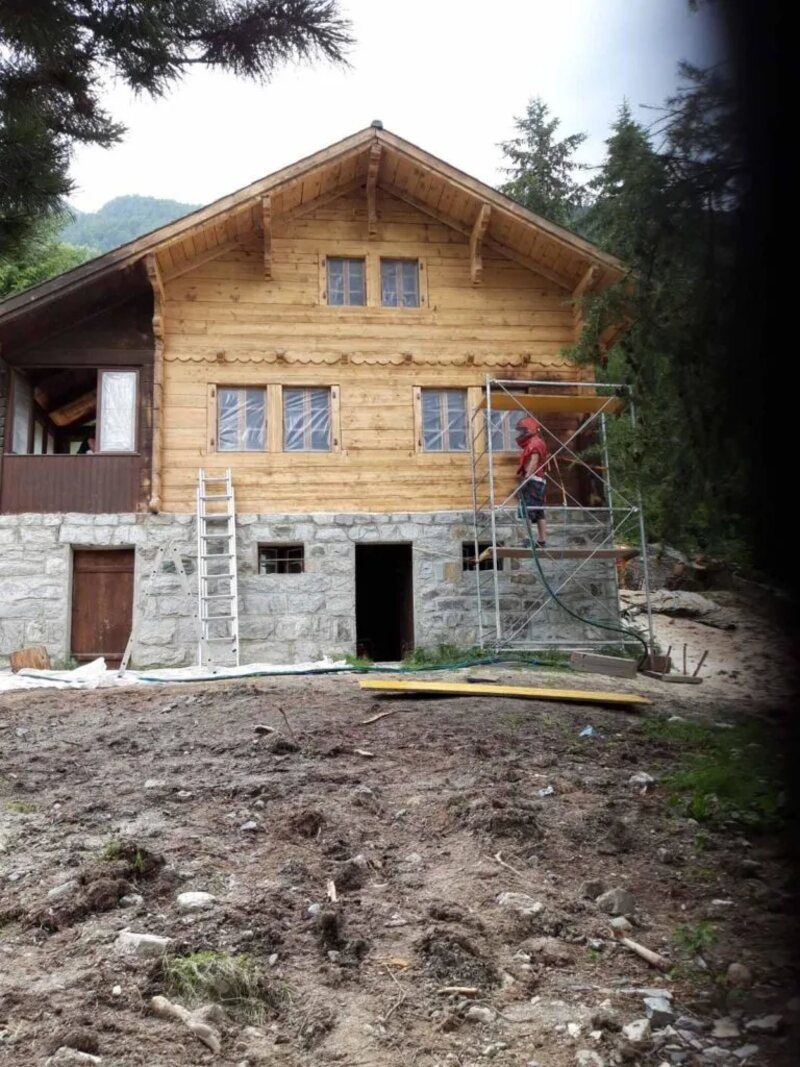 rénovation de chalet