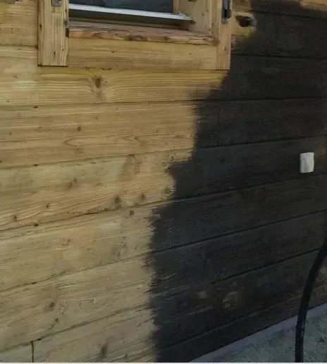 Aerogommage des murs extérieurs