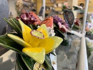 Article funéraire en céramique