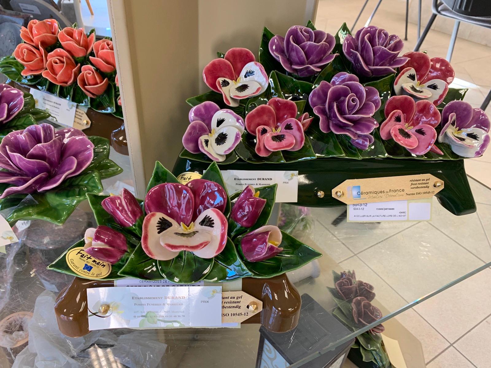 compositions et articles funéraires