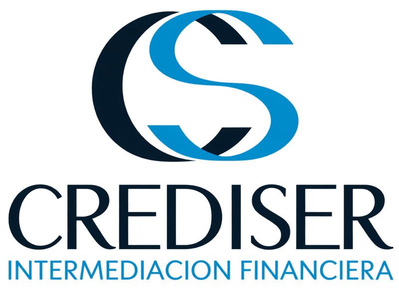 Logotipo de CREDISER con una “C” y una “S” estilizadas en azul y negro sobre “CREDISER INTERMEDIACION FINANCIERA”