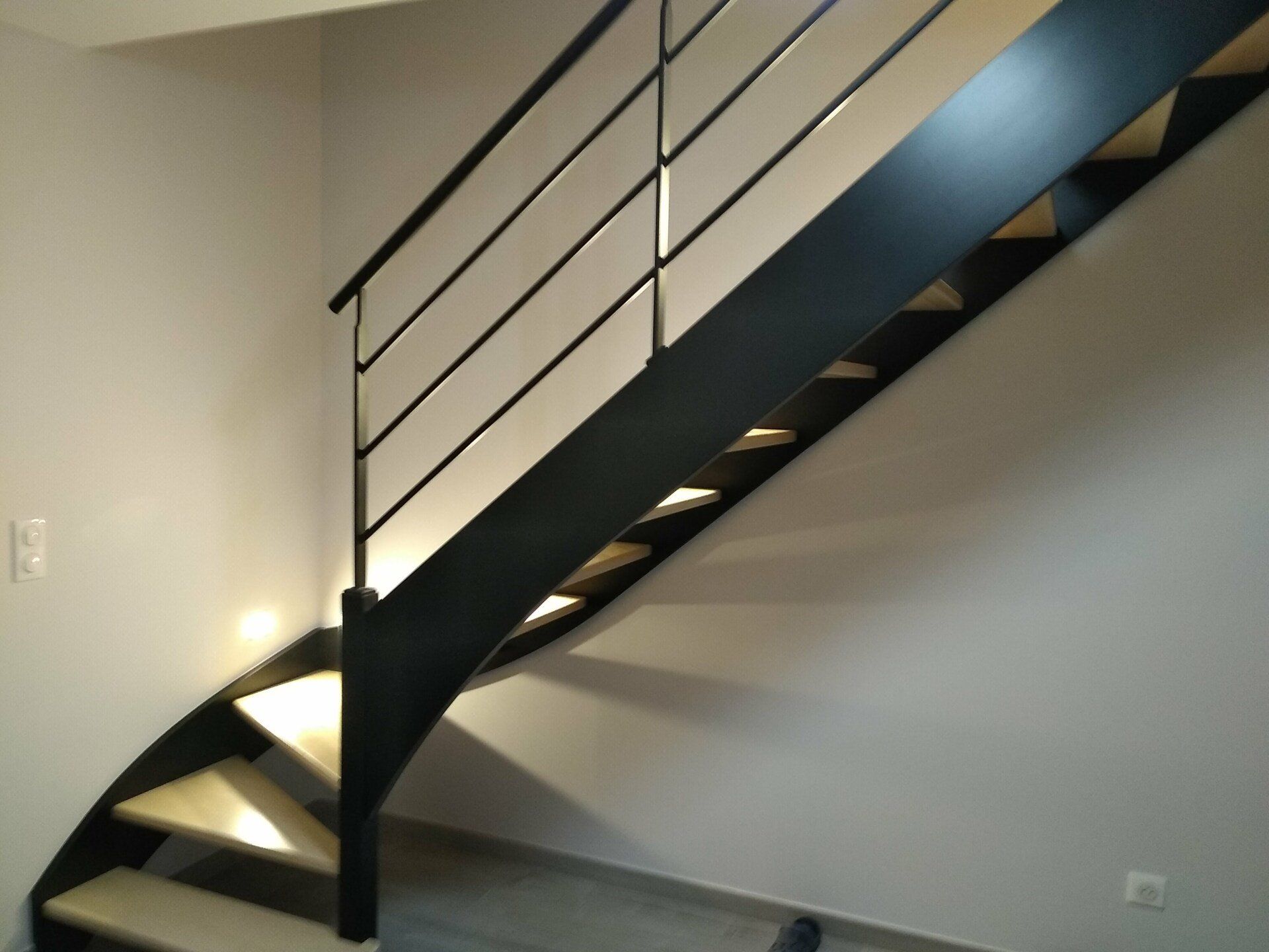 Création d'un escalier sur mesure en métal