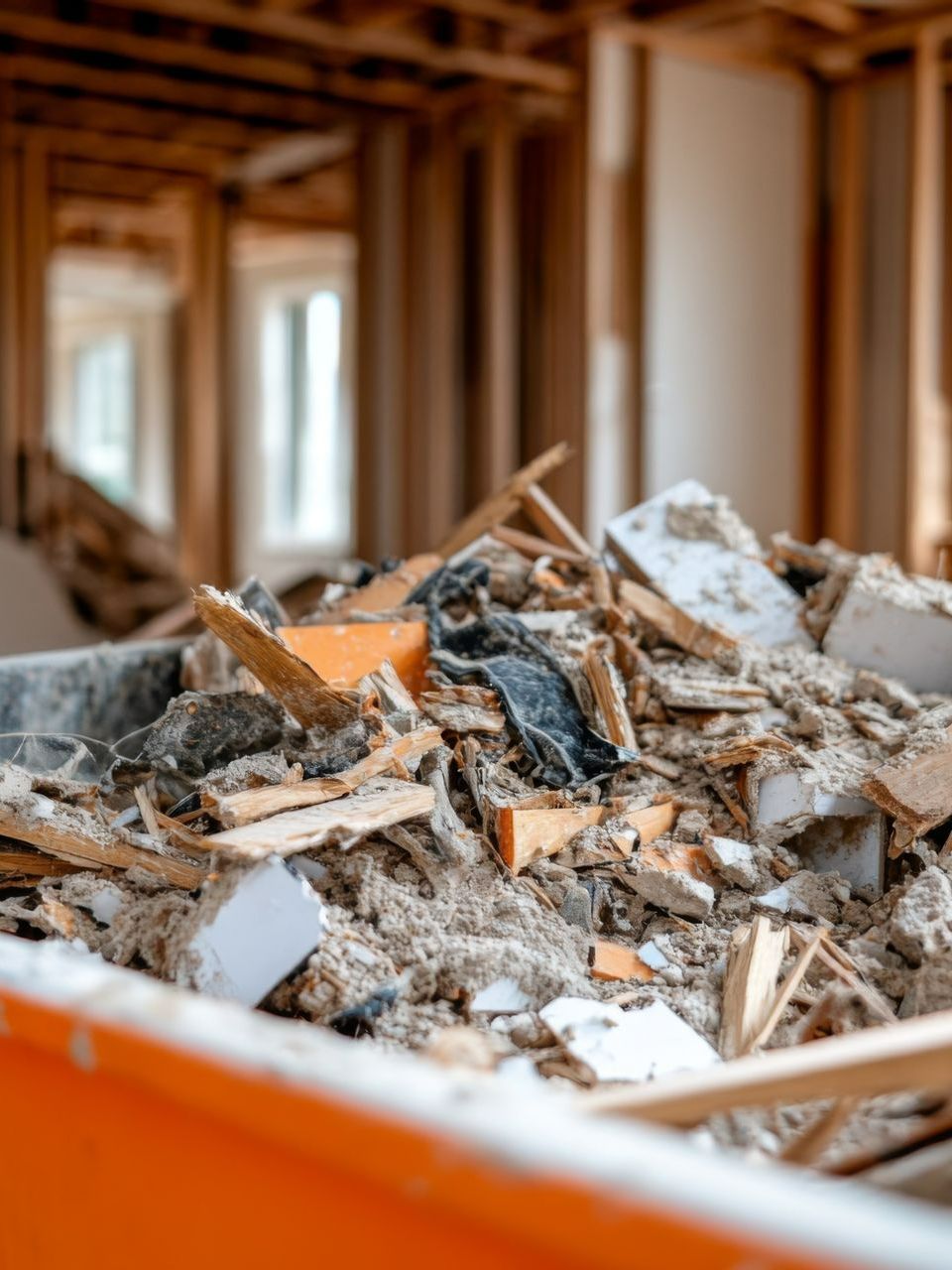 Gravats dans une maison en rénovation