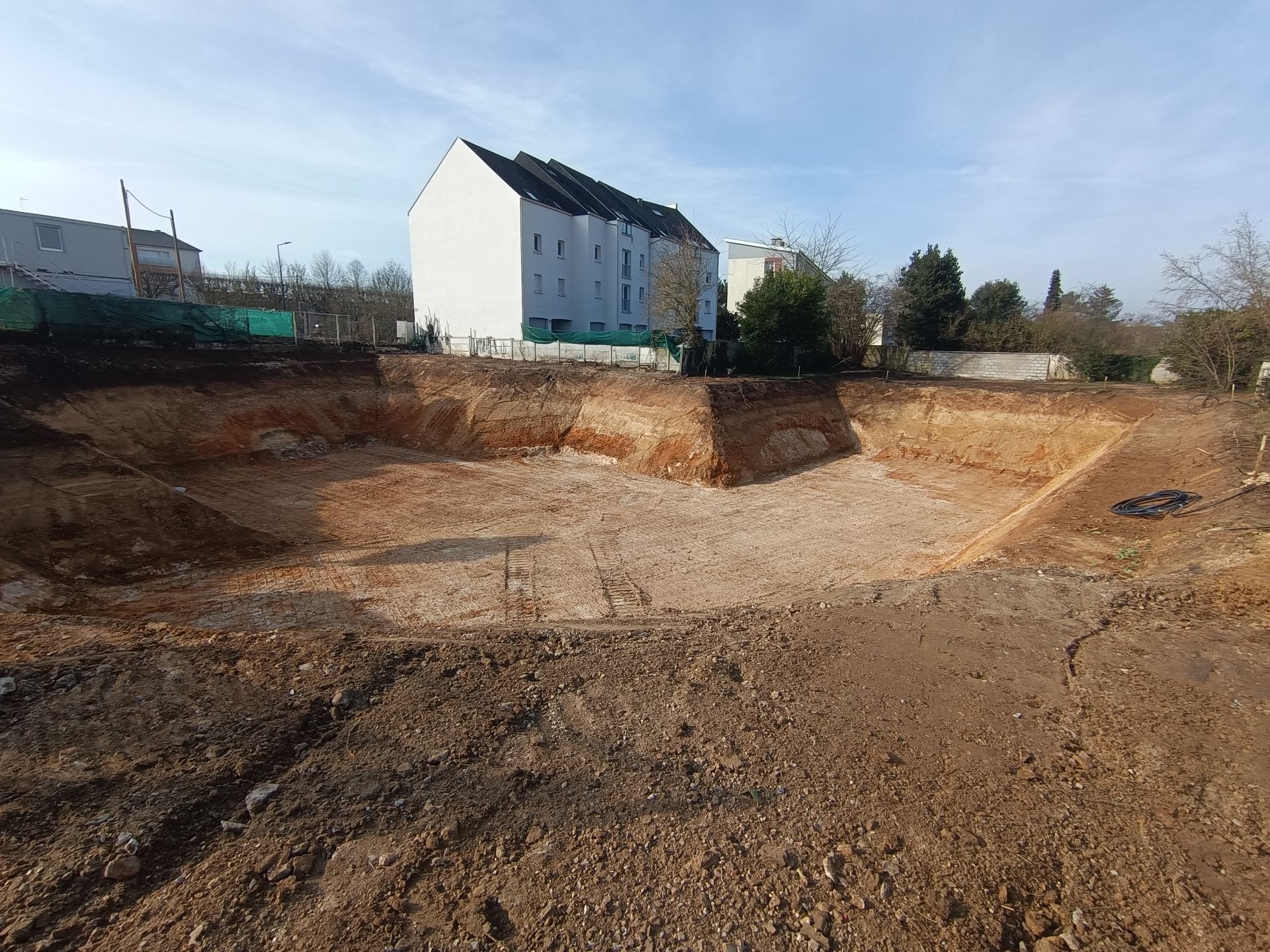 Terrassement d'un terrain à Vernon