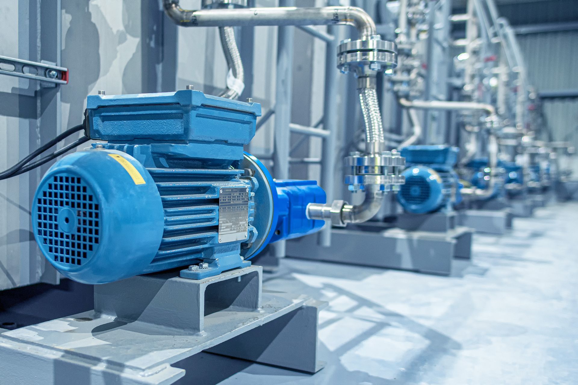 Moteur dans une usine
