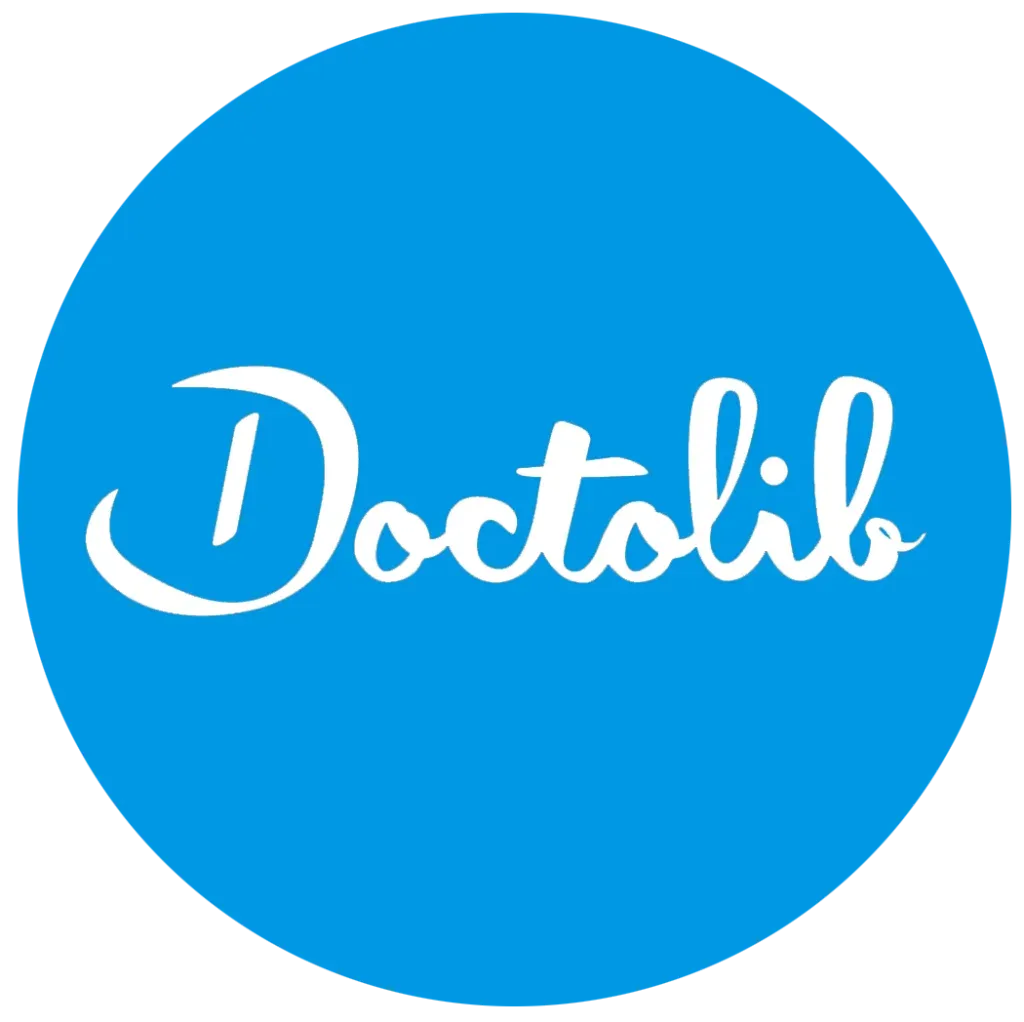 Lien vers la fiche professionnelle Doctolib de votre psychologue Logo rond de Doctolib