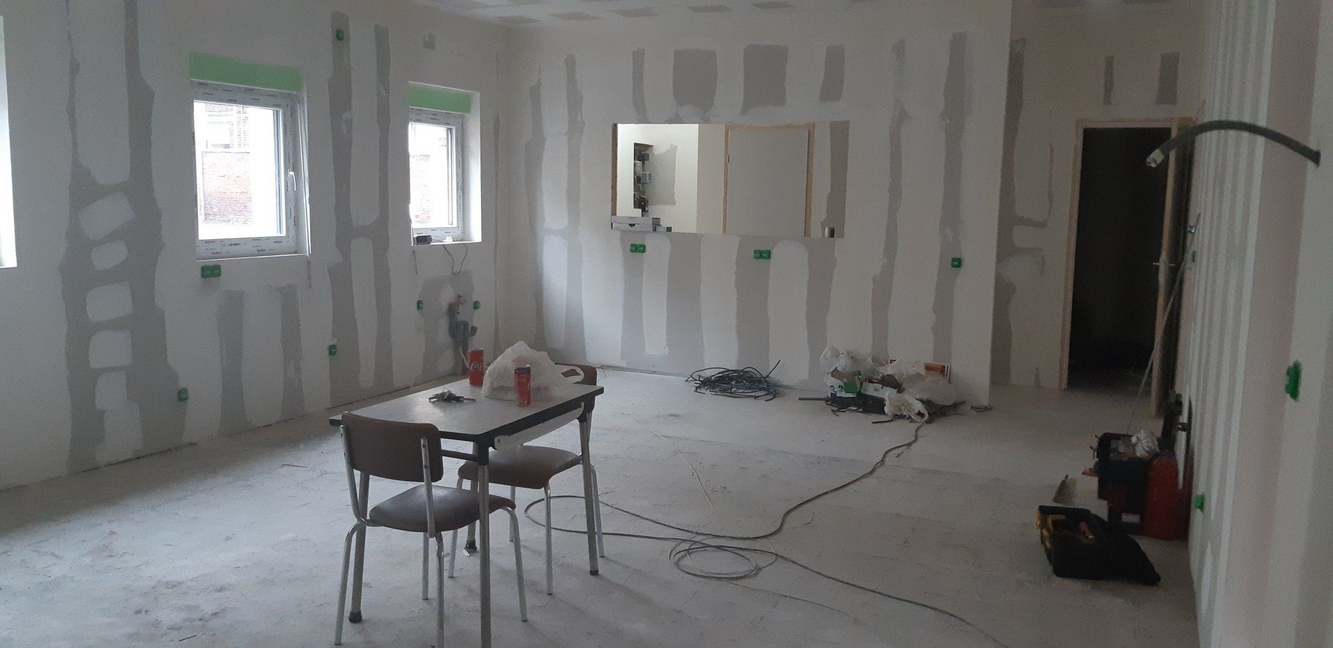 Préparation électricité maison neuve