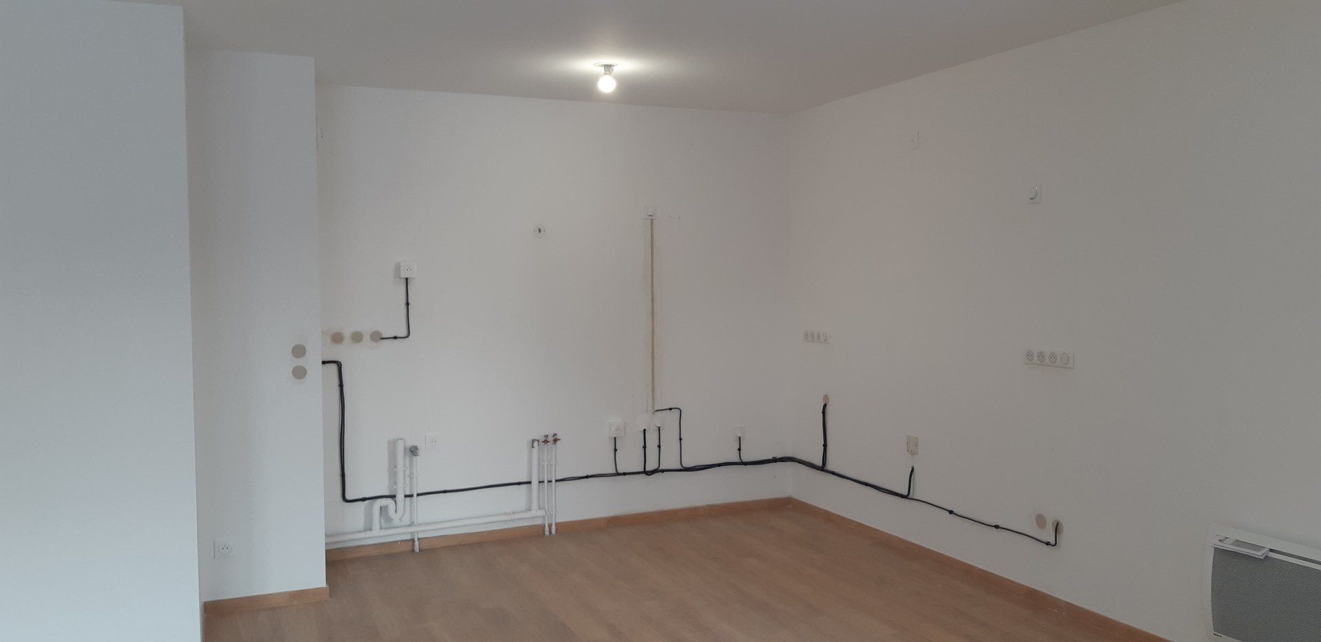 préparation électrique avant aménagement