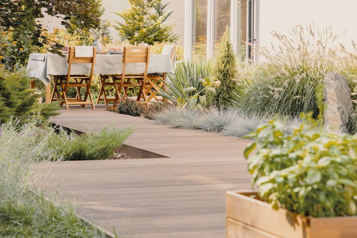 Une terrasse en bois