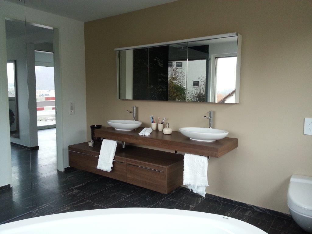 Badezimmer - Neubauvilla in Rothrist - Babele Bausanierungen GmbH