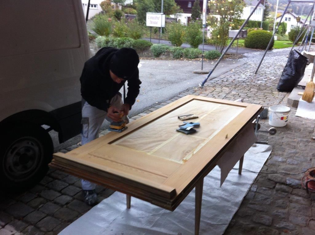 Türe - Umbau Bauernhaus Ormalingen - Babele Bausanierungen GmbH