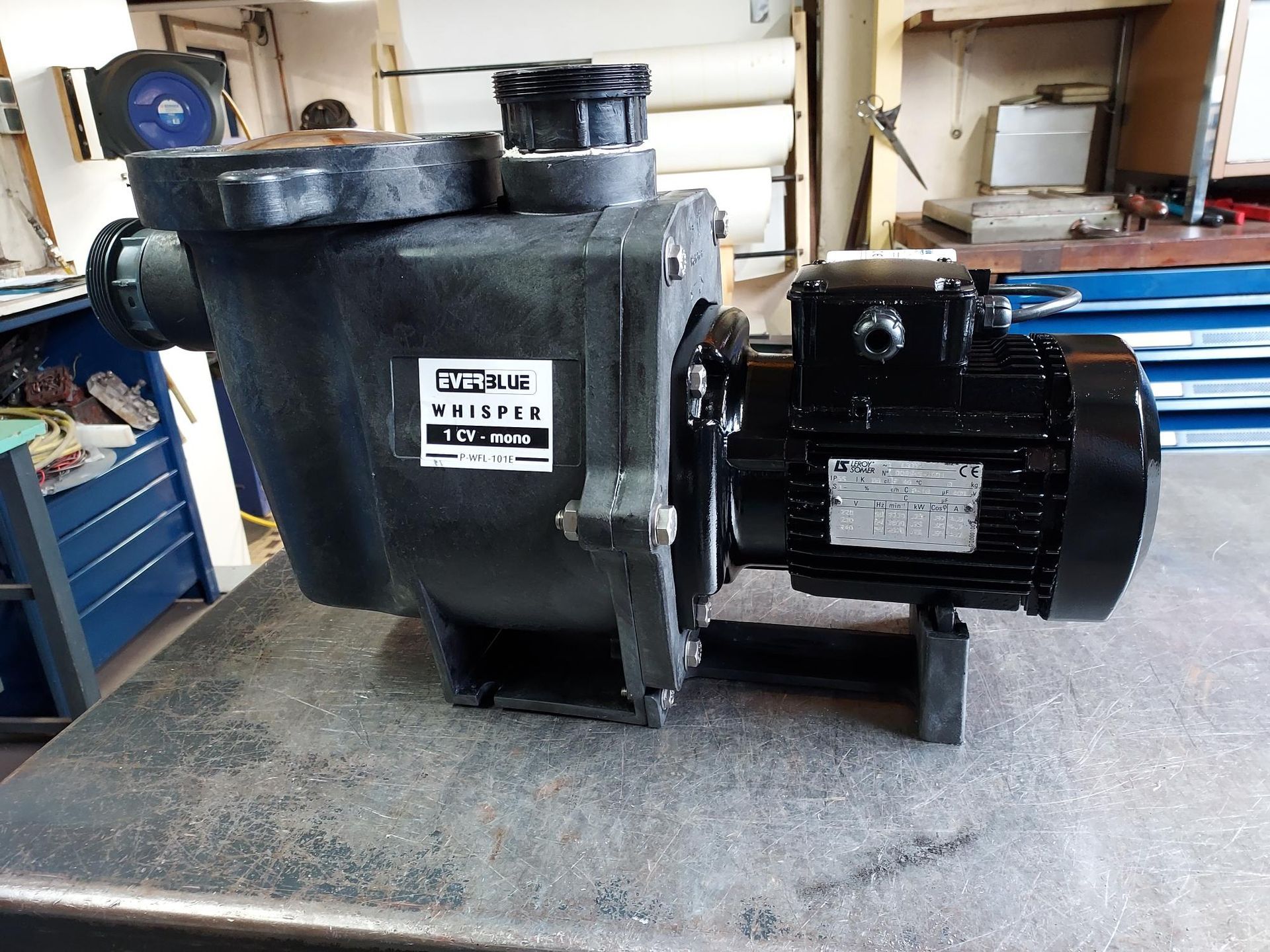 Révision d'une pompe de piscine